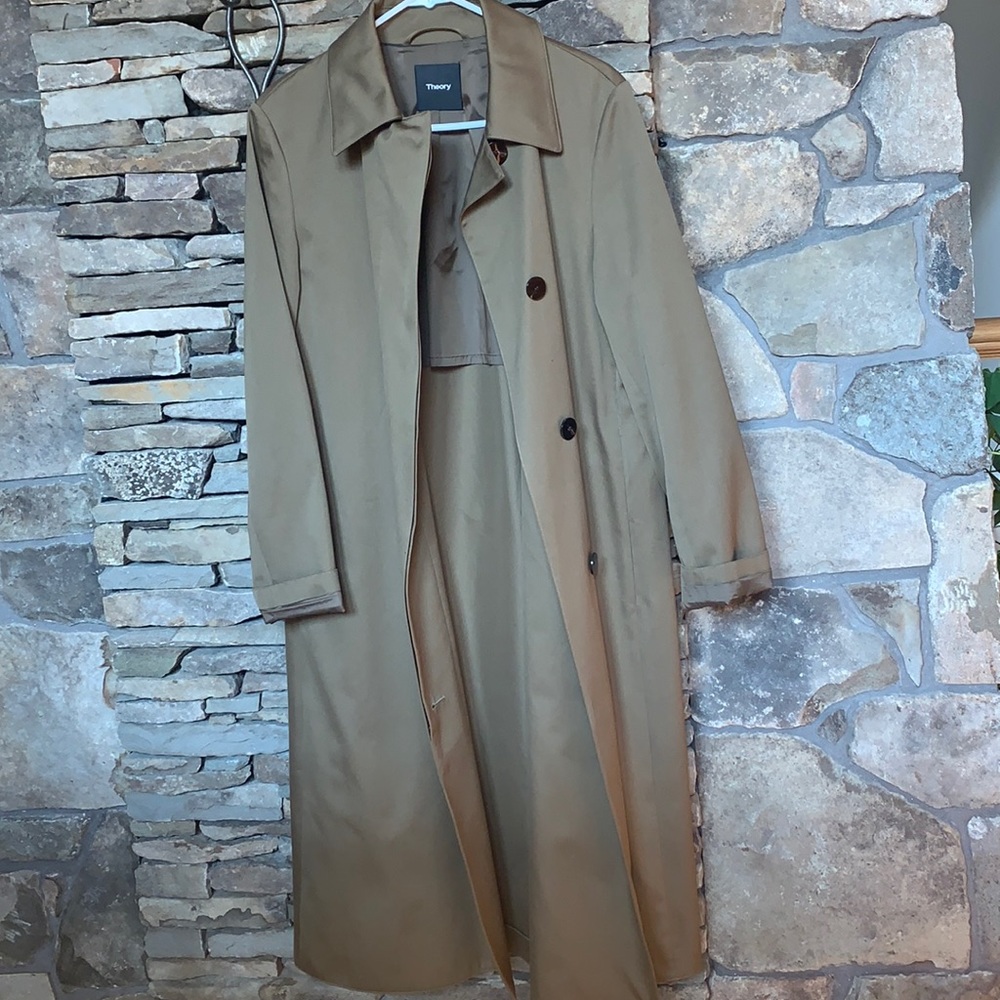 THEORY Clean Car Coat - Small Color: Allspice
